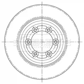 BORG & BECK bbd5409 -  Тормозной диск